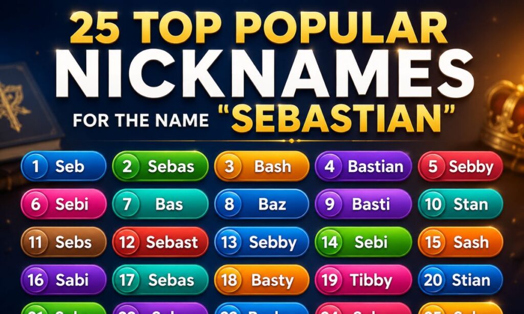 25 Top Popular Nicknames for the Name Sebastian