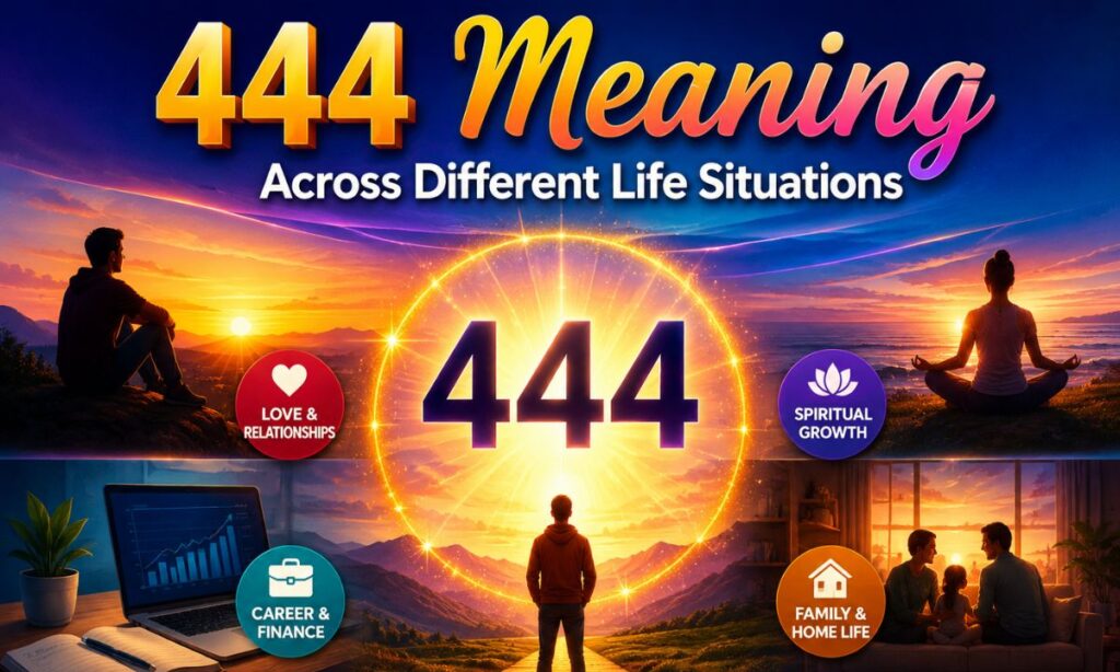 444 Meaning Across Different Life Situations