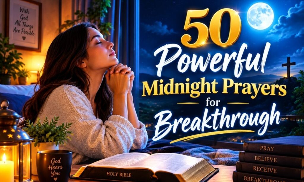50 Powerful Midnight Prayers for Breakthrough 