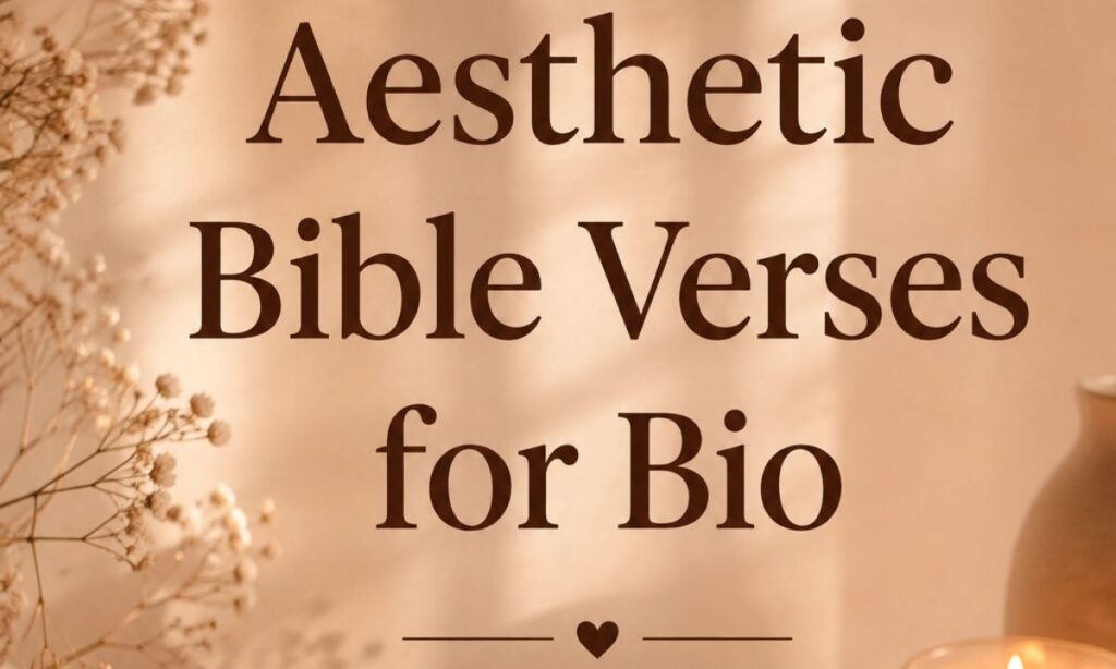 Aesthetic Bible Verses for Bio
