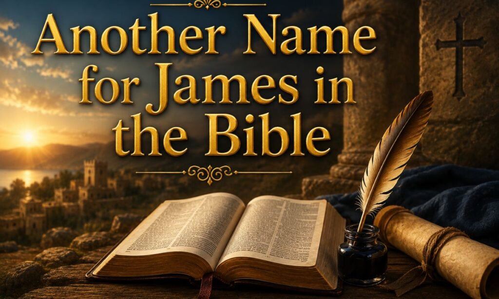 Another Name for James in the Bible