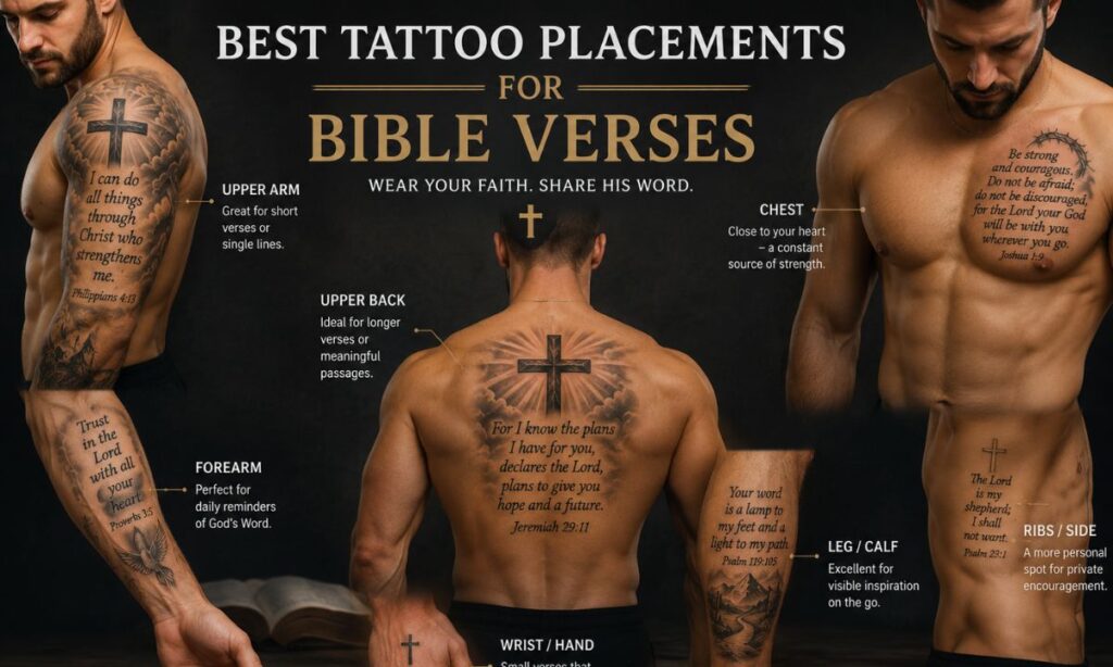 Best Tattoo Placements for Bible Verses