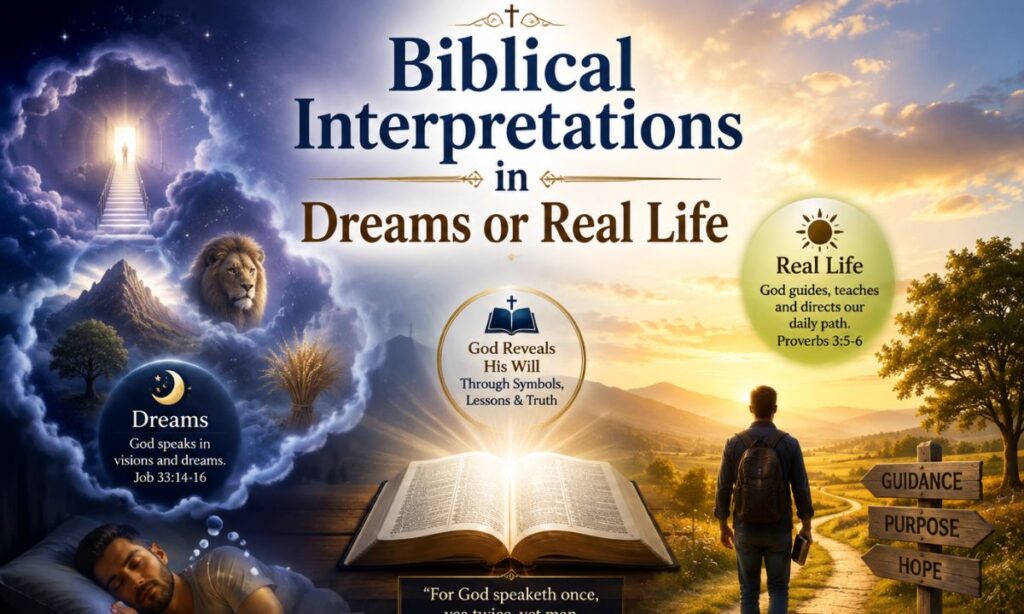 Biblical Interpretations in Dreams or Real Life