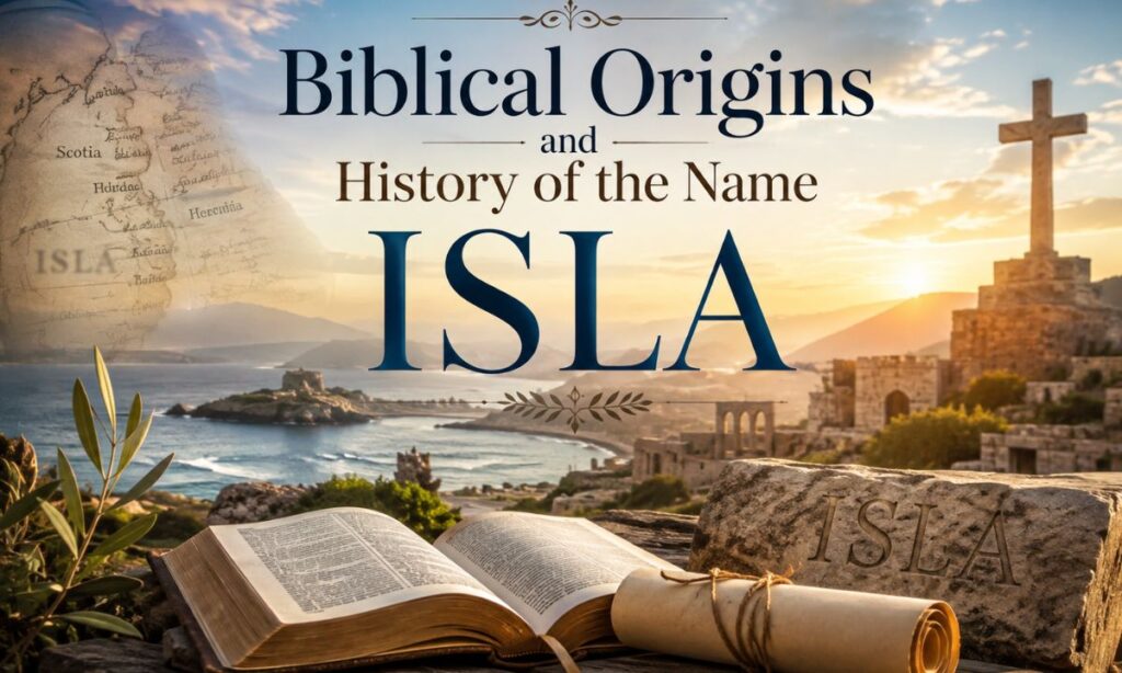 Biblical Origins and History of the Name Isla