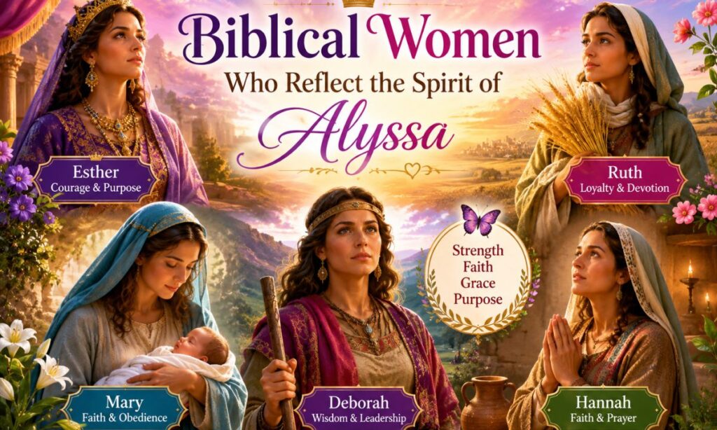 Biblical Women Who Reflect the Spirit of Alyssa