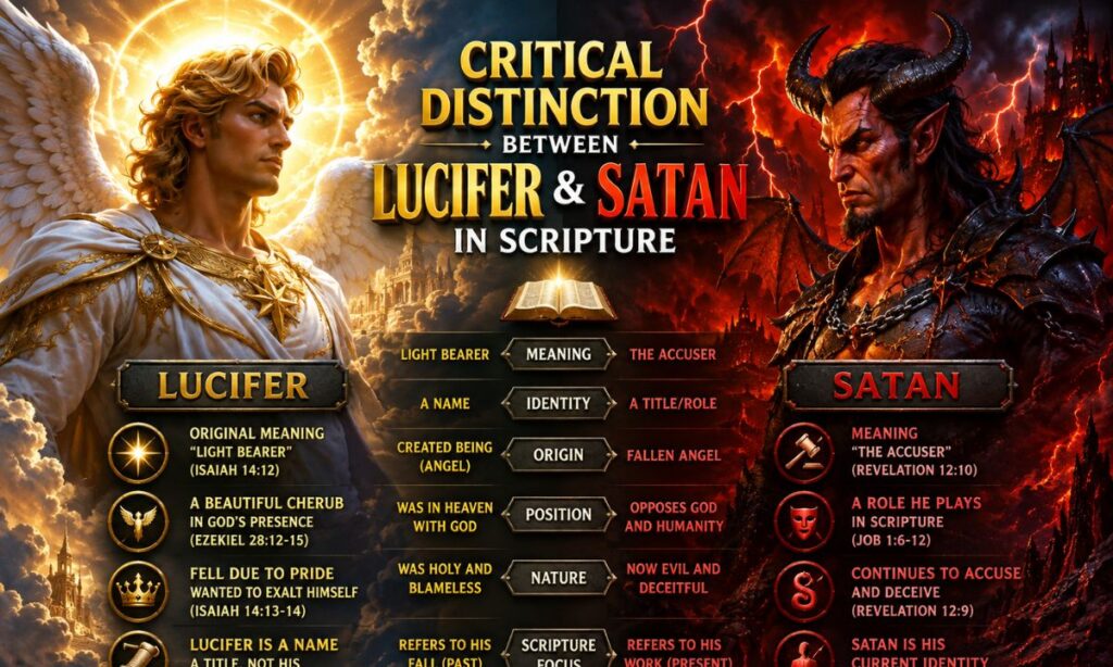 Critical Distinction Between Lucifer and Satan in Scripture