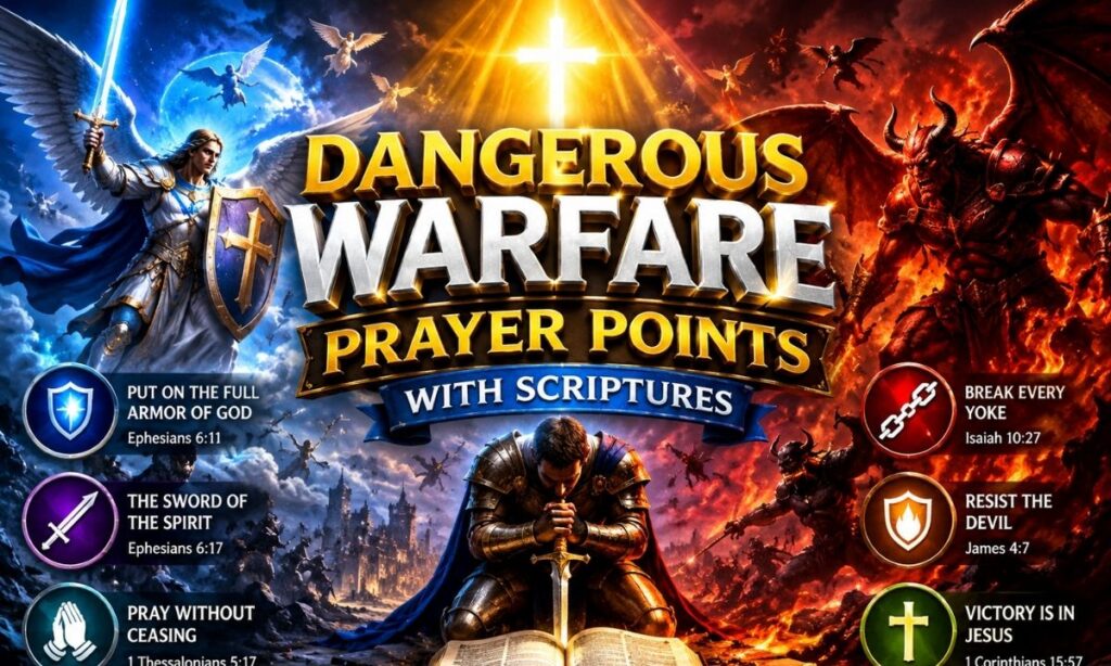 Dangerous Warfare Prayer Points With Scriptures