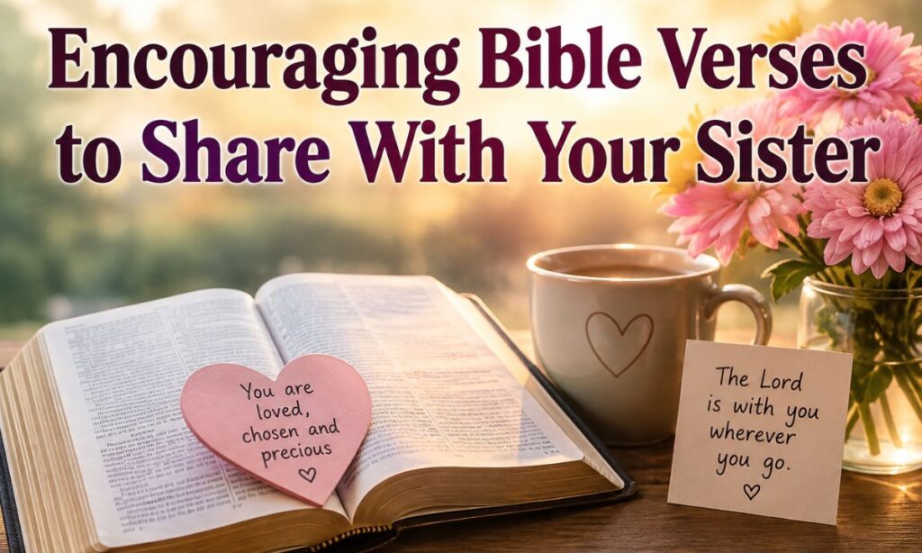 Encouraging Bible Verses to Share With Your Sister