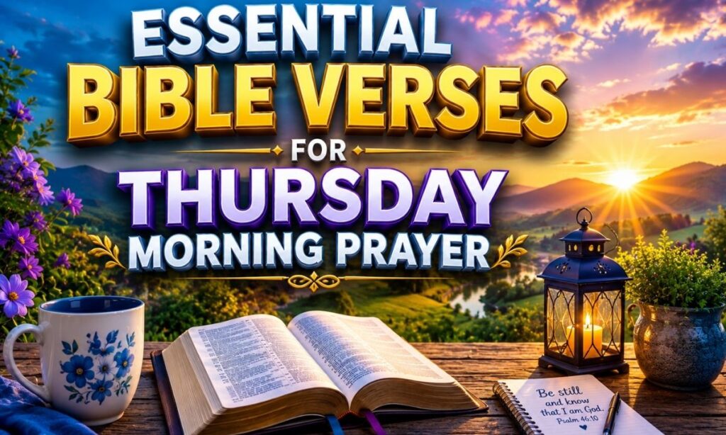 Essential Bible Verses for Thursday Morning Prayer