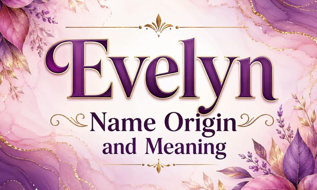 Evelyn Name Origin and Meaning