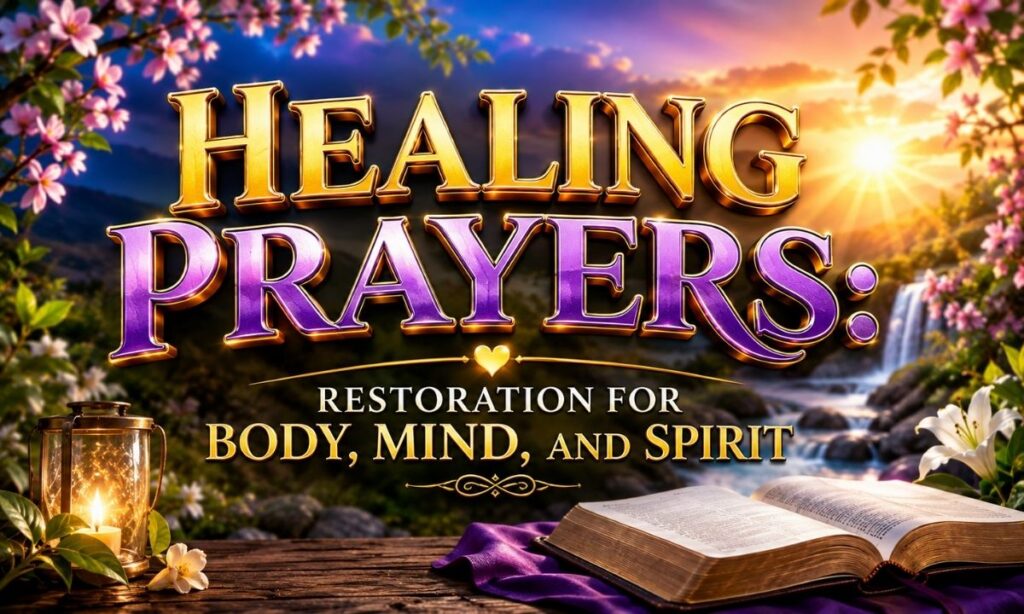 Healing Prayers Restoration for Body, Mind, and Spirit