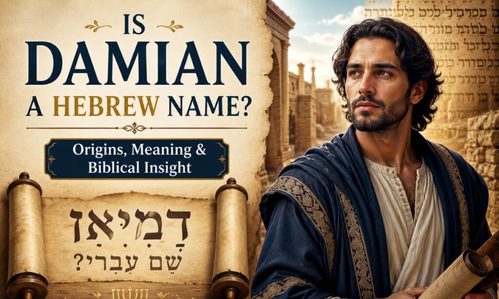 Is Damian a Hebrew Name