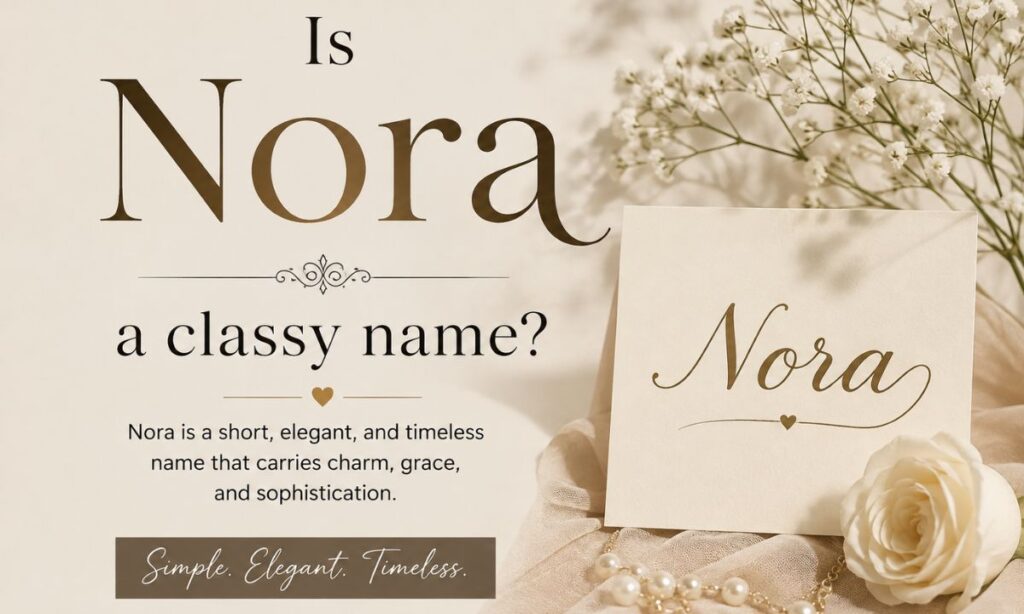 Is Nora a classy name