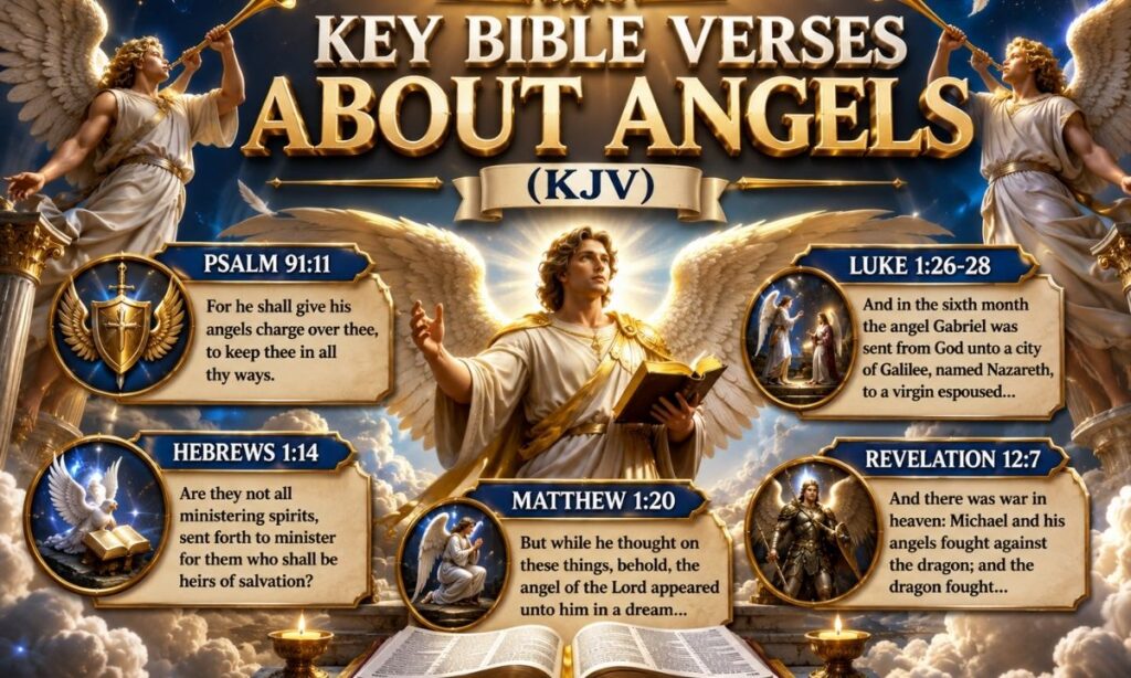 Key Bible Verses About Angels (KJV)