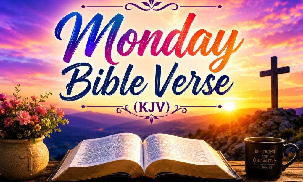Monday Bible Verse (KJV)