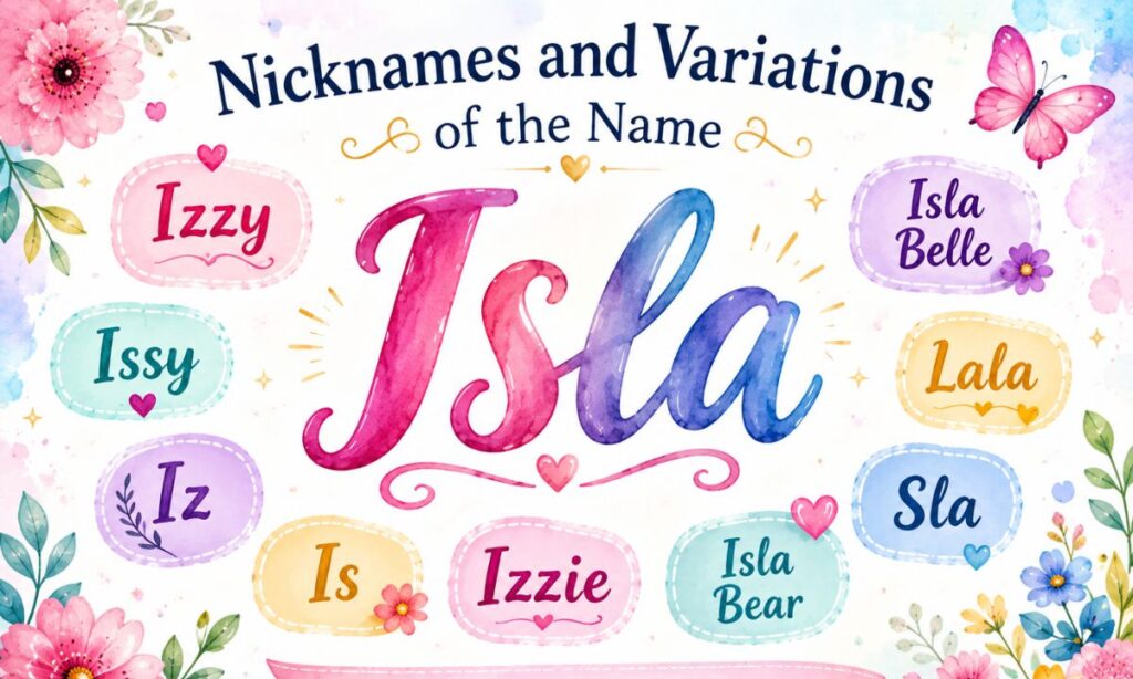 Nicknames and Variations of the Name Isla