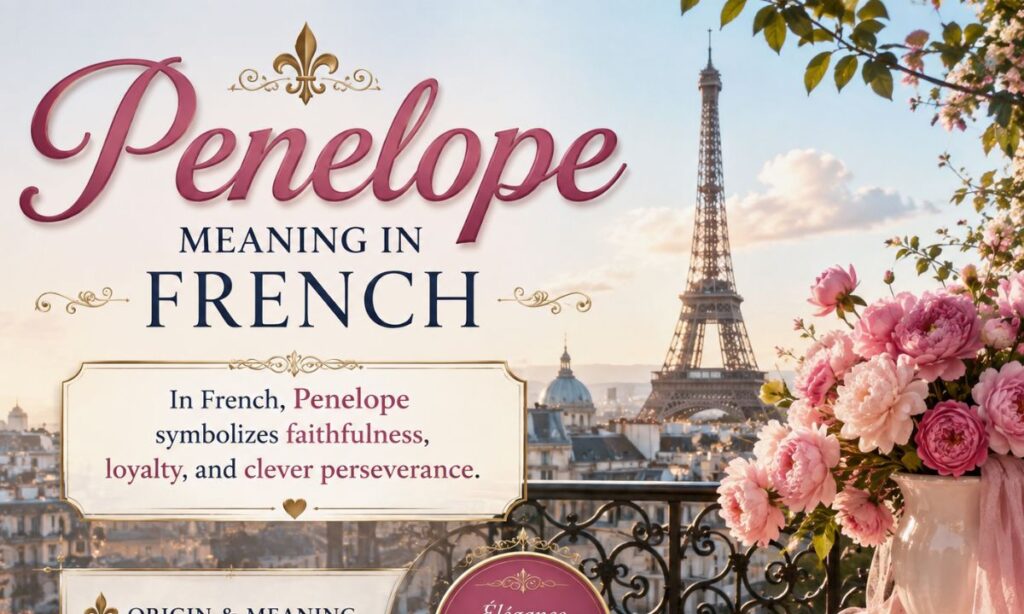 Penelope Meaning in French