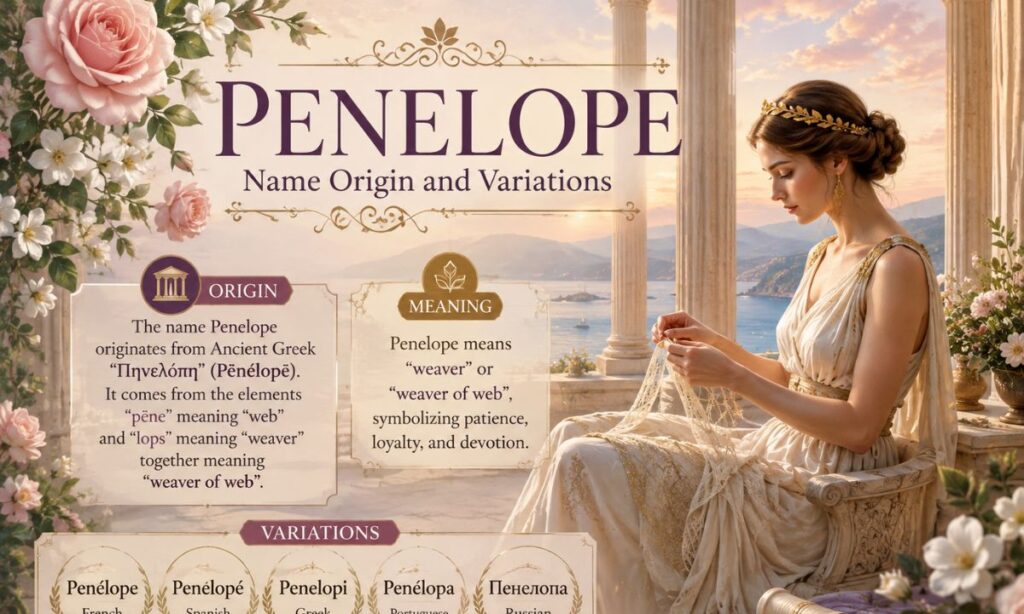 Penelope Name Origin and Variations