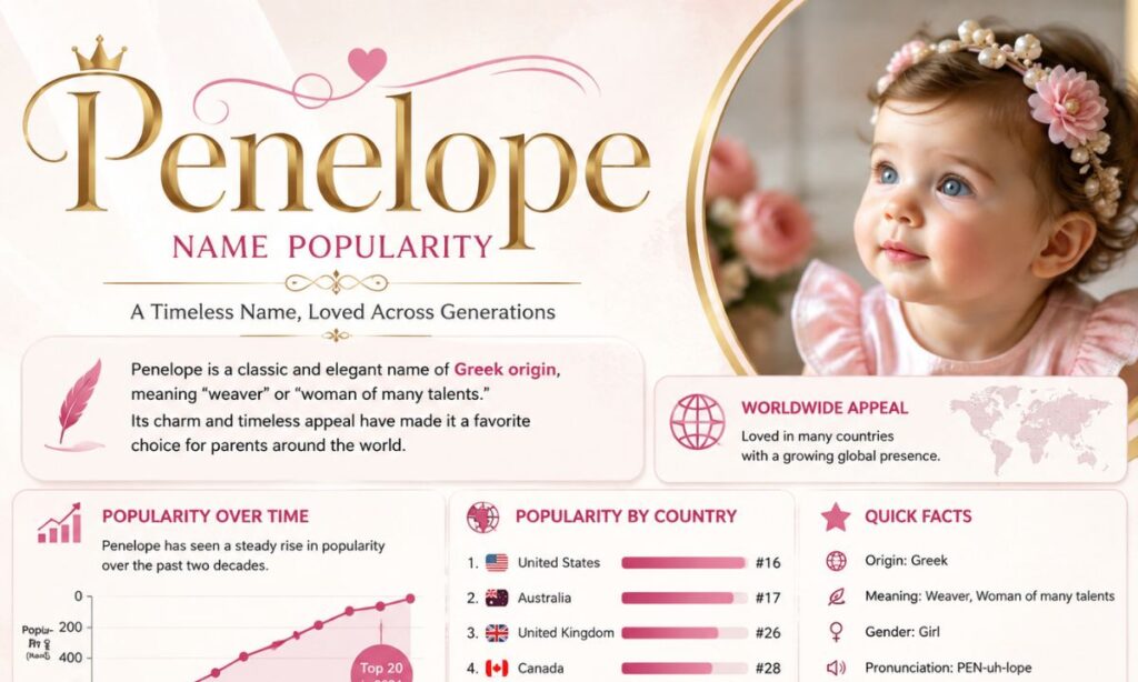Penelope Name Popularity