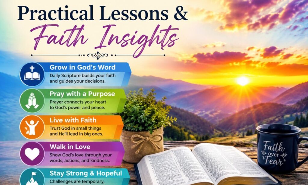 Practical Lessons & Faith Insights