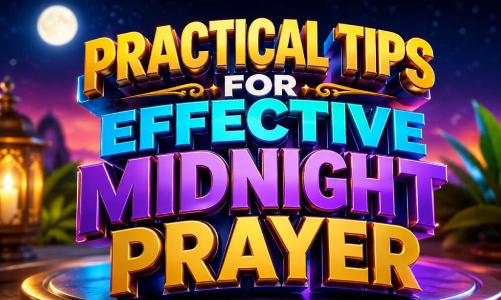 Practical Tips for Effective Midnight Prayer