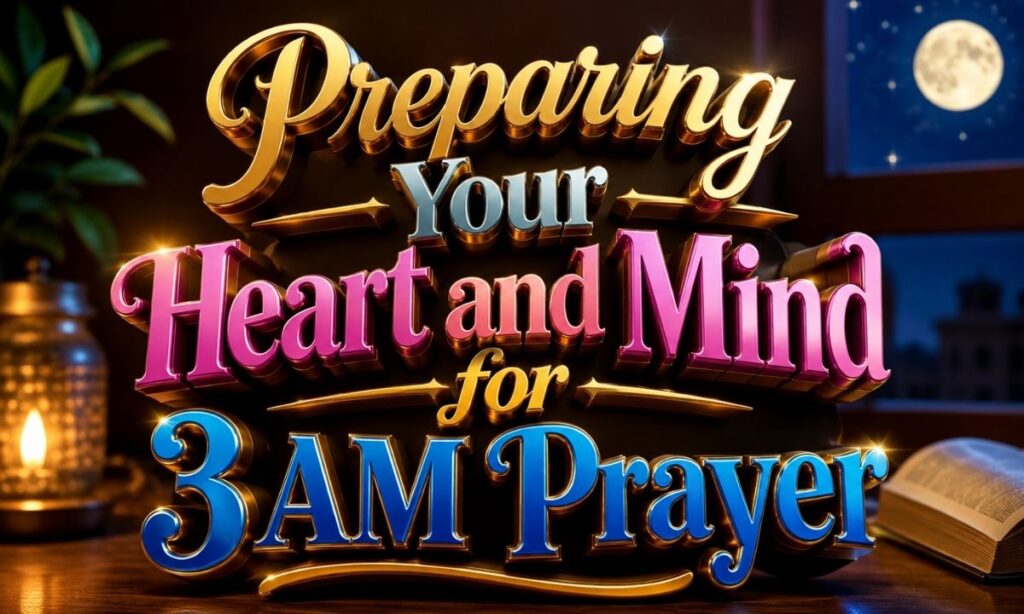 Preparing Your Heart and Mind for 3 AM Prayer