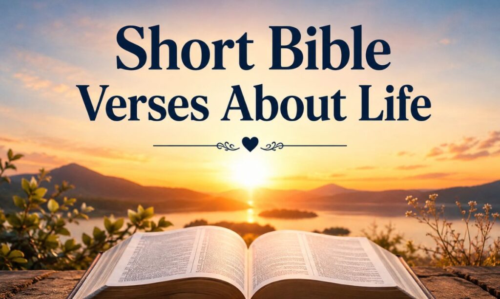 Short Bible Verses About Life