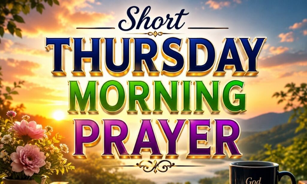 Short Thursday Morning Prayer