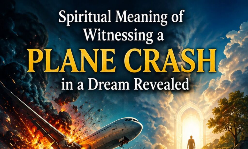 Spiritual Meaning of Witnessing a Plane Crash in a Dream