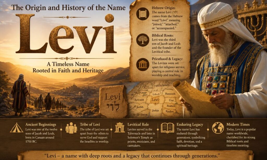 The Origin and History of the Name Levi