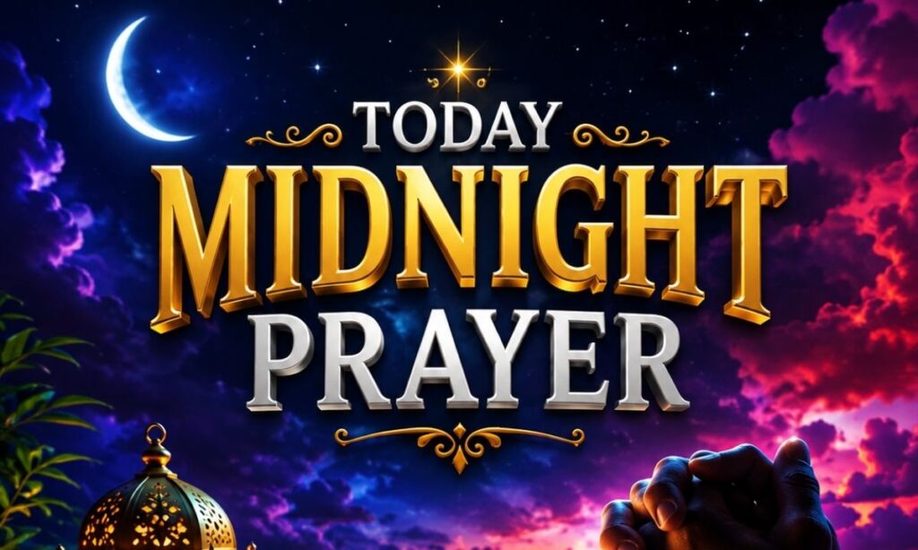 Today MIDNIGHT Prayer