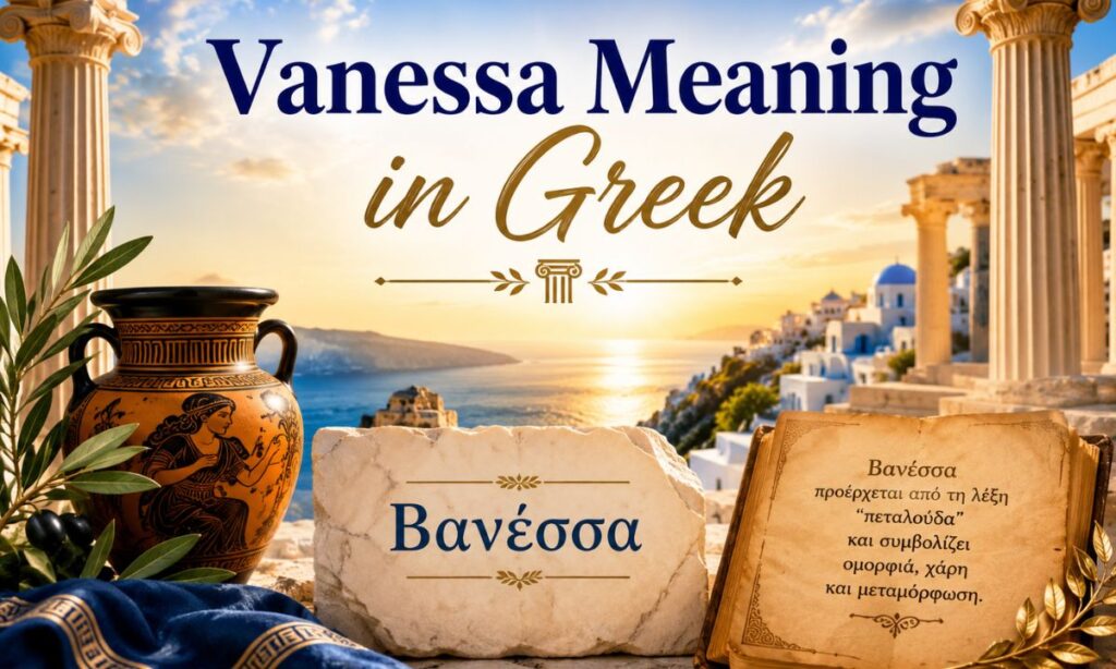 Vanessa Meaning in Greek