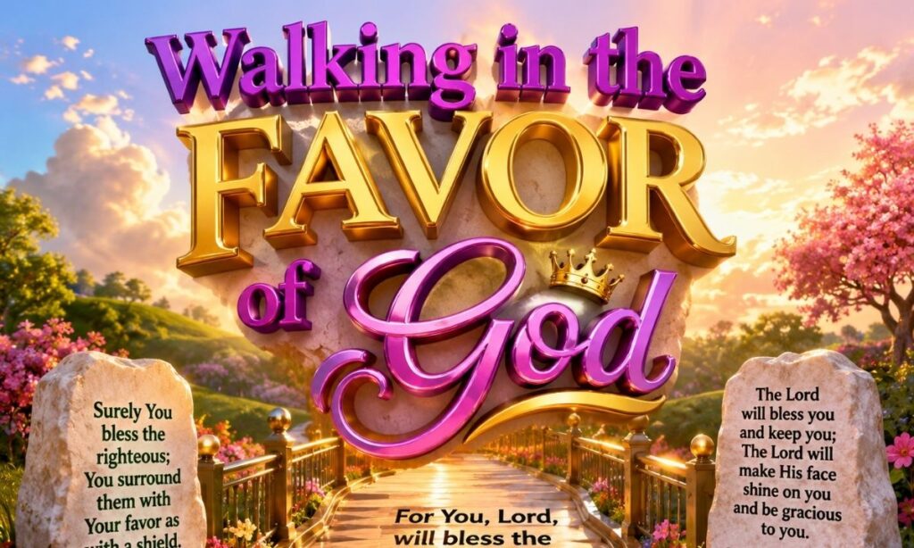 Walking in the Favor of God Scriptures