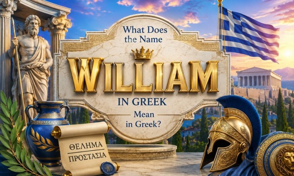 What Does the Name William Mean in Greek