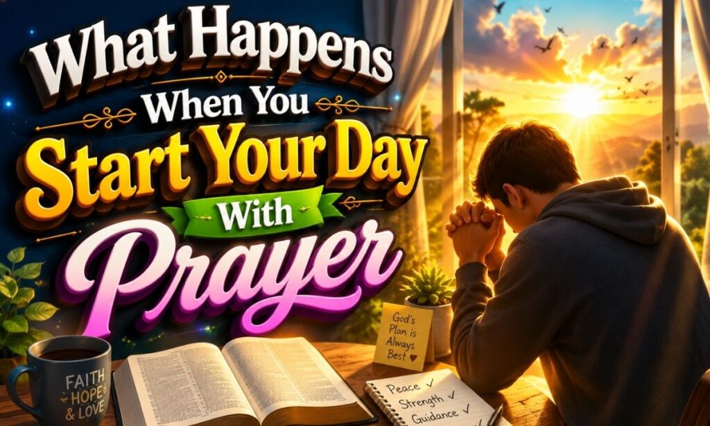 What Happens When You Start Your Day With Prayer