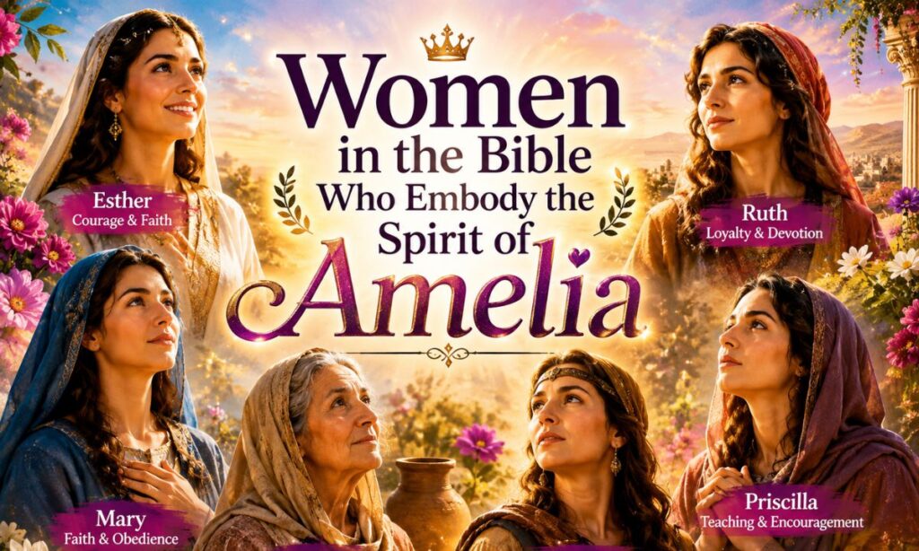 Women in the Bible Who Embody the Spirit of Amelia
