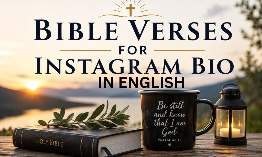 Bible Verses for Instagram Bio in English