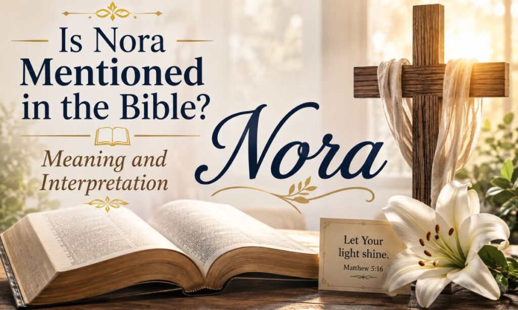 Nora Mentioned in the Bible Meaning and Interpretation
