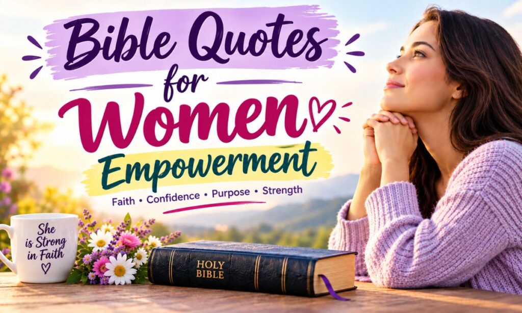 10. Bible Quotes for Women Empowerment