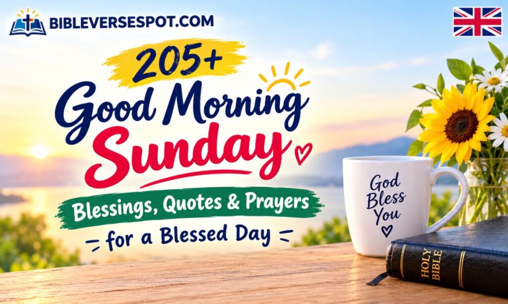 205+ Good Morning Sunday Blessings, Quotes & Prayers for a Blessed Day