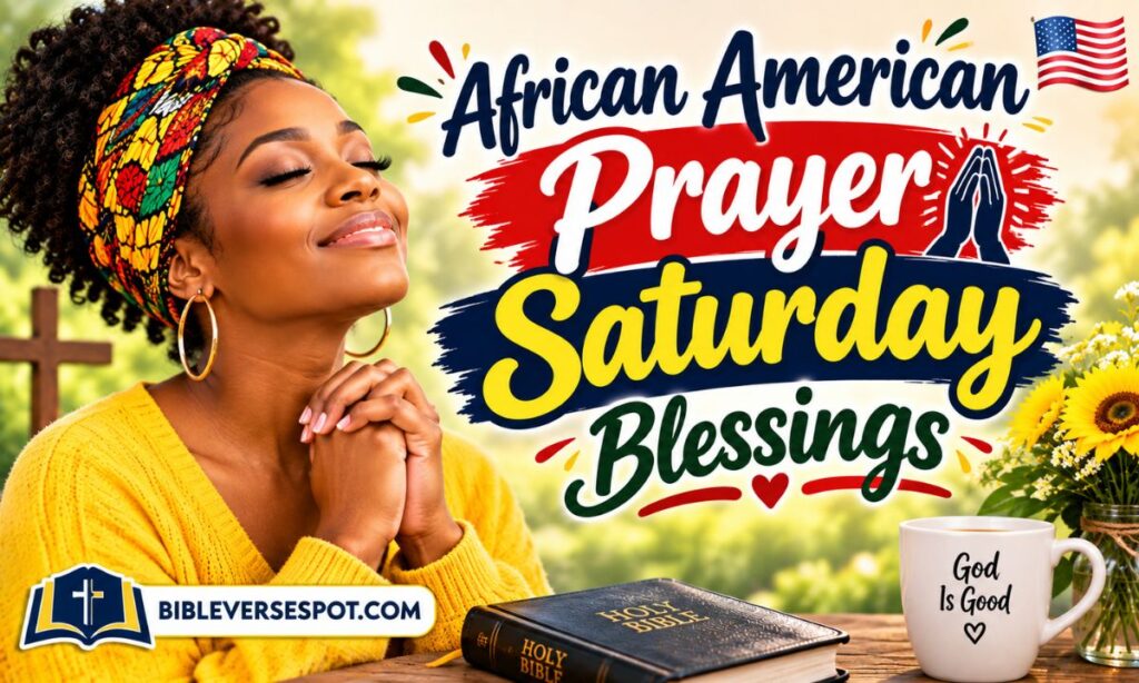 African American Prayer Saturday Blessings
