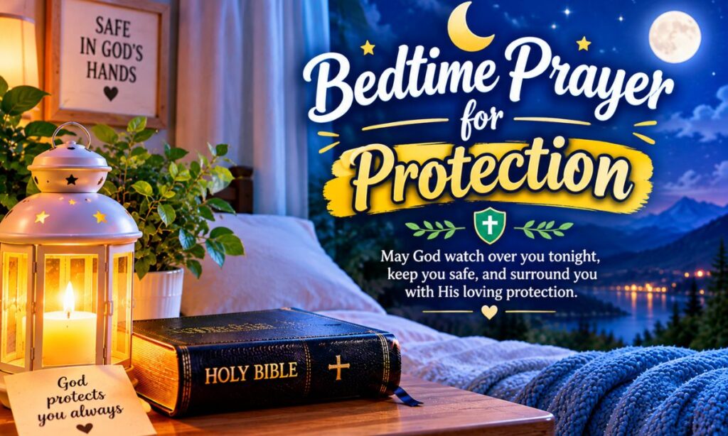 Bedtime prayer for protection