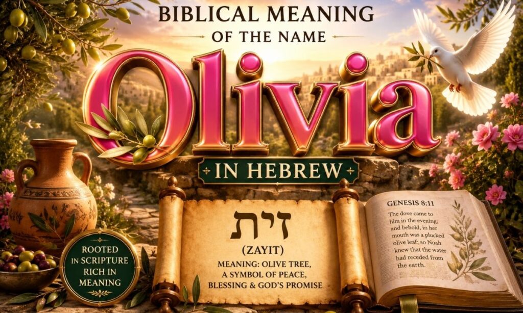 Biblical Meaning of the Name Olivia in Hebrew