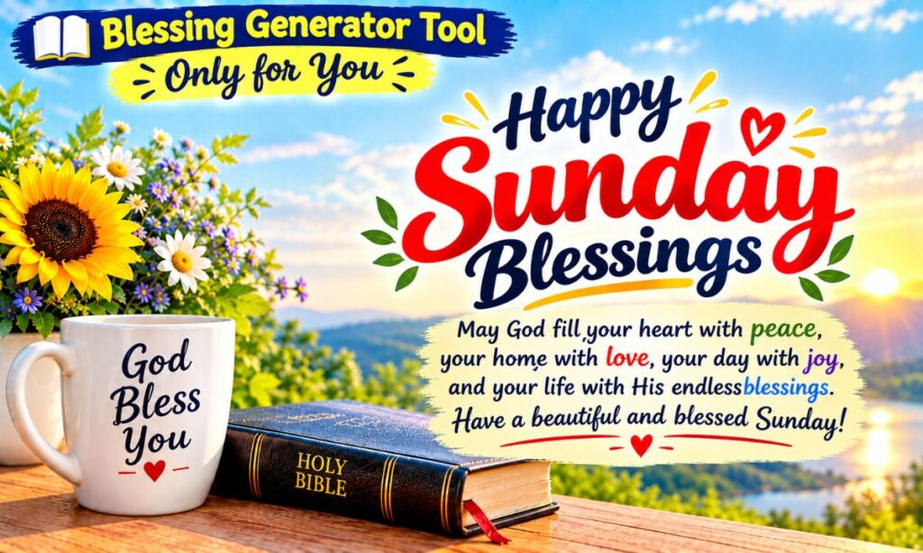 Blessing genarator tool only for you
