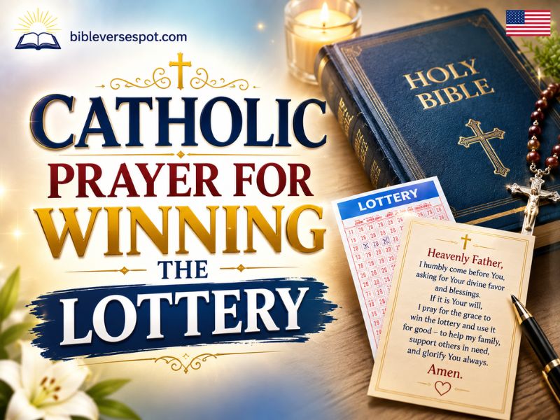 Catholic prayer for winning the lottery