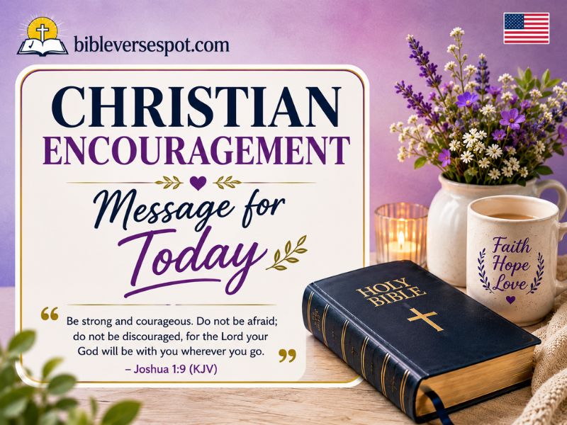 Christian Encouragement Message for Today