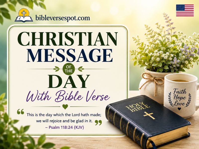 Christian Message of the Day With Bible Verse