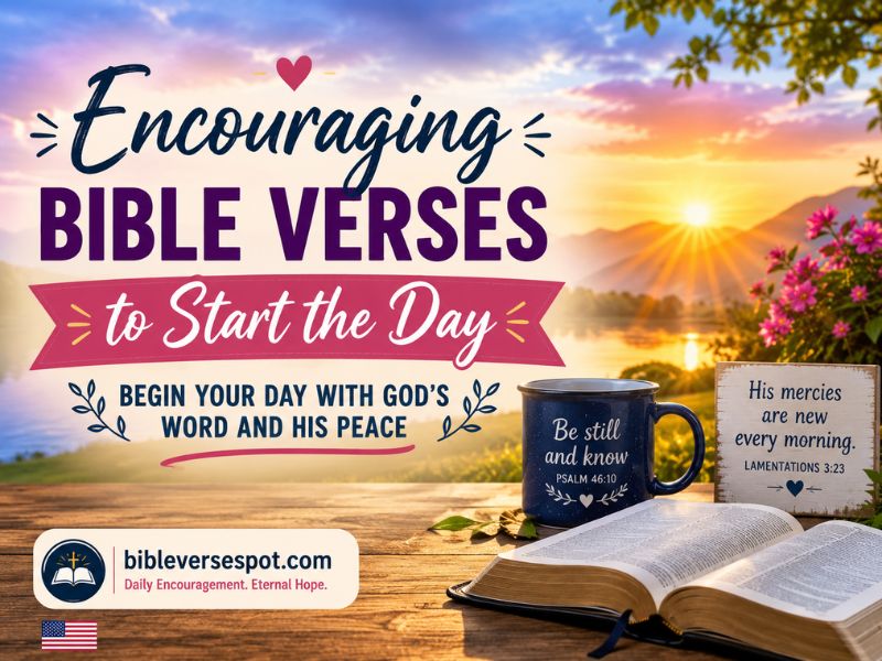 Encouraging Bible Verses to Start the Day