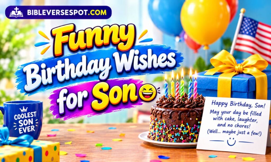 Funny Birthday Wishes for Son