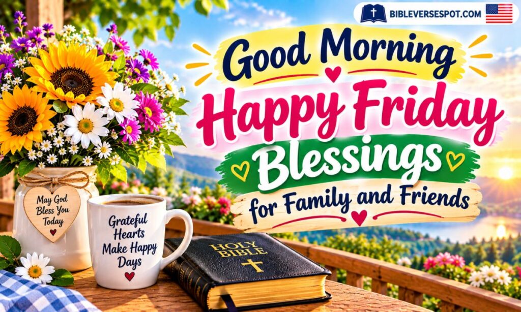 Good Morning Happy Friday Blessings for Family and Friends